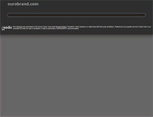 Tablet Screenshot of eurobrand.com